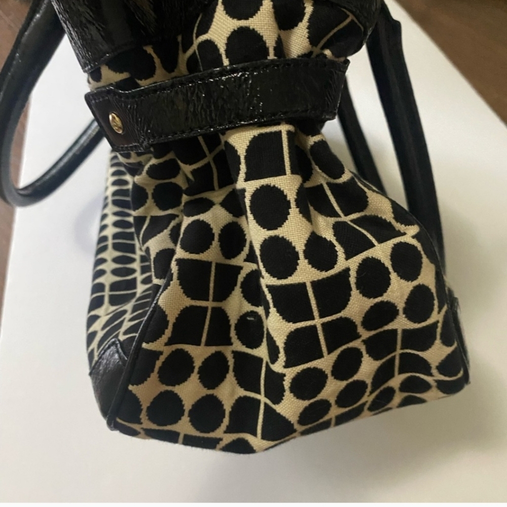 Kate Spade Vintage Rare Black & Yellow Handbag (EUC) - Picture 7 of 16